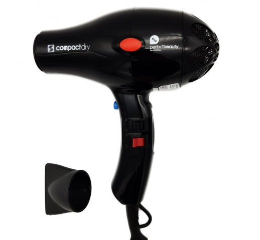 Secador Profesional Compactdry 2000w Perfect Beauty | Comprar Online -  Precio y Oferta