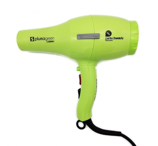 Secador Profesional Pluma Green Perfect Beauty | Comprar Online - Precio y  Oferta