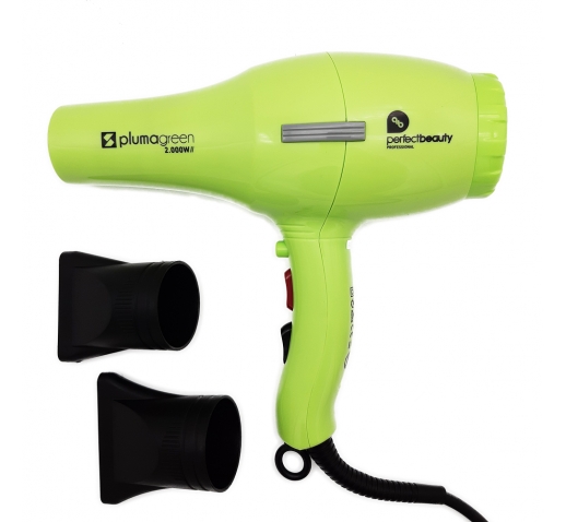 Secador Profesional Pluma Green Perfect Beauty | Comprar Online - Precio y  Oferta