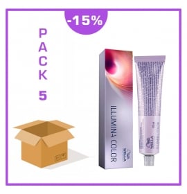 TINTE ILLUMINA COLOR WELLA 60 ML - PACK 5