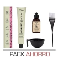 PACK TINTE ORGANIC CARE TAHE + OXIGENADA + BOL + PALETINA