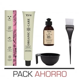 PACK TINTE ORGANIC CARE TAHE + OXIGENADA + BOL + PALETINA