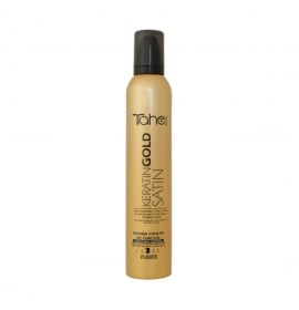 ESPUMA DE FIJACIÓN SATIN KERATIN GOLD TAHE 200 ML FIJACION 3