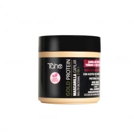 MASCARILLA CAPILAR MULTIFUNCIONAL CABELLOS OPACOS O TEÑIDOS GOLD PROTEIN TAHE 400 ML