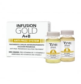 TRATAMIENTO CAPILAR ANTIENCRESPAMIENTO INFUSION A+B GOLD TAHE 2X10 ML
