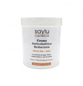 CREMA ANTICELULÍTICA REDUCTORA EFECTO FRÍO-CALOR SAYLU 500 ML