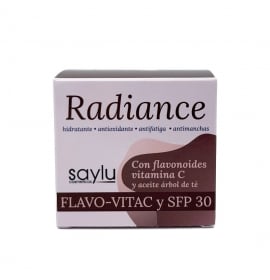 CREMA FACIAL ANTIMANCHAS RADIANCE FLAVO-VITAC Y SFP 30 SAYLU 50 GR