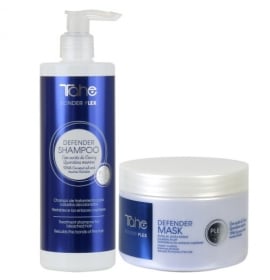 PACK DEFENDER: CHAMPÚ 400ML + MASCARILLA 300ML BONDER PLEX TAHE