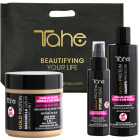PACK ALTO BRILLO: CHAMPÚ 300ML + MASCARILLA 400ML + CREMA 100ML DE PEINADO GOLD PROTEIN TAHE