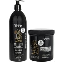 PACK XXL CABELLOS SECOS: CHAMPÚ ULTRAHIDRATANTE 1000ML + MASCARILLA ULTRANUTRITIVA 700ML MAGIC RIZOS TAHE