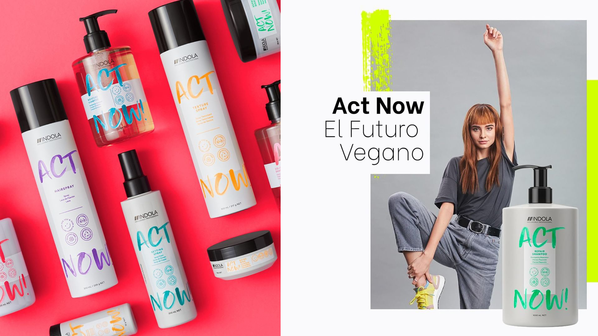  ‘ACT NOW’, LA ÚLTIMA NOVEDAD VEGANA PARA EL CUIDADO DEL CABELLO      