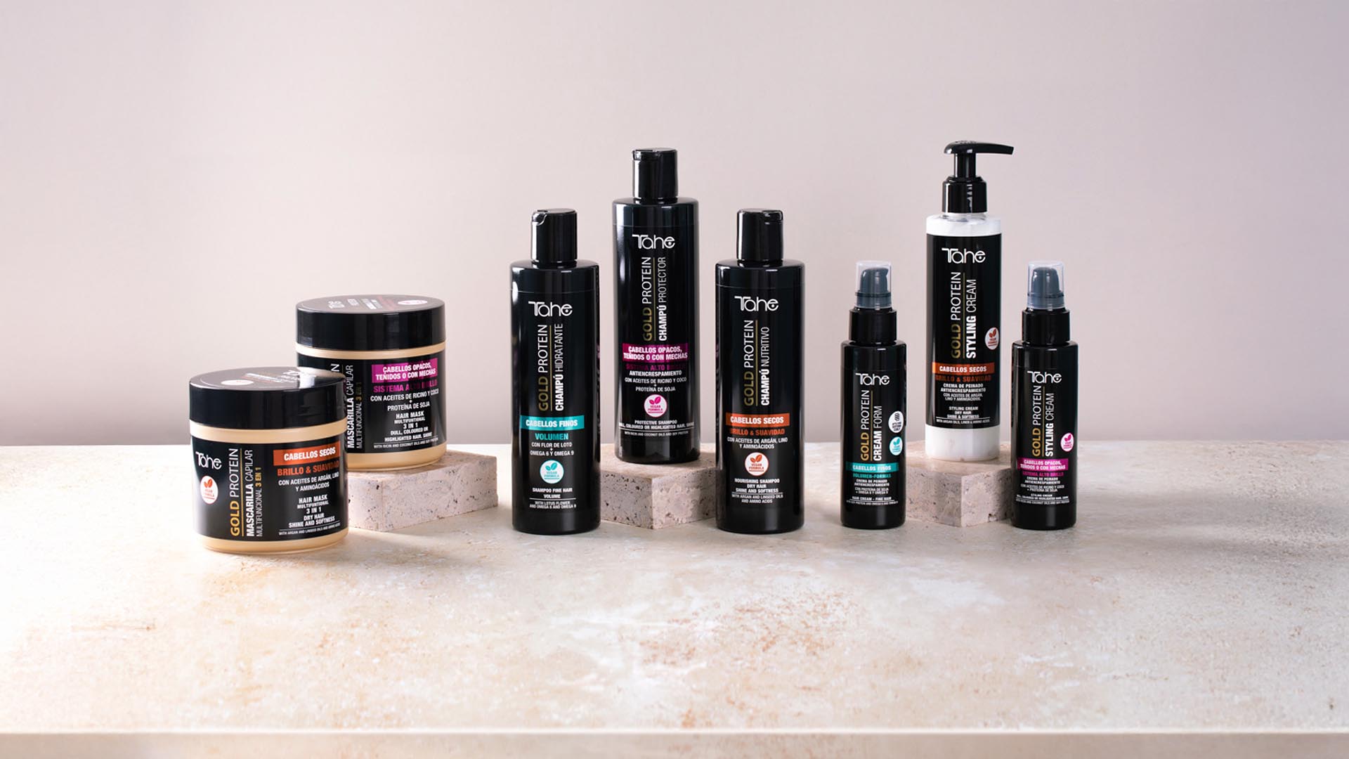 ¿QUIERES SACARLE EL MÁXIMO BRILLO A TU CABELLO? TAHE GOLD PROTEIN ES LA SOLUCIÓN